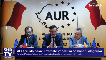 AUR nu stă pasiv Proteste împotriva comasării alegerilor 00-00-40