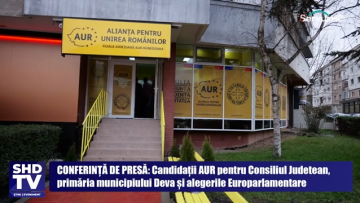Candidații AUR pentru Consiliul Județean, primăria municipiului Deva și alegerile Europarlamentare 00-00-00