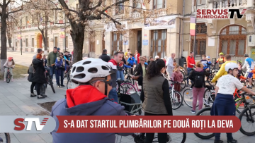 S-a dat startul plimbărilor pe două roți la Deva 00-00-00